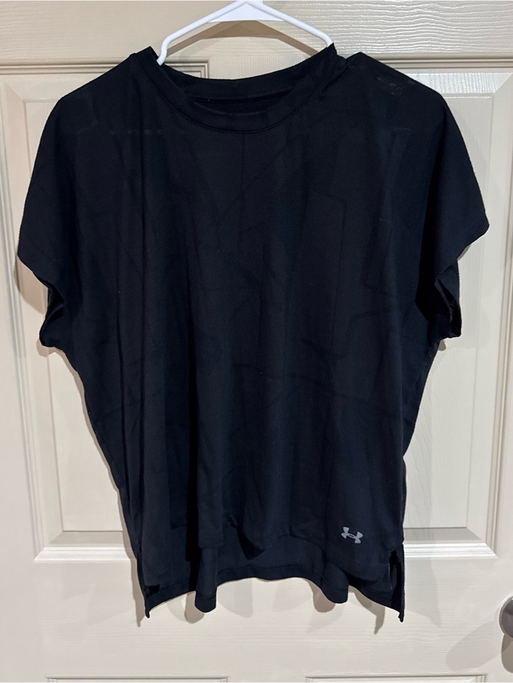 Under Armour Black Short Sleeve Performance Tee with Logo
